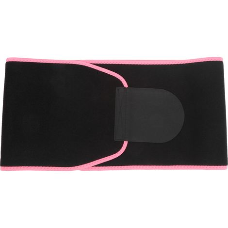 Ceinture de sport pour running - Bande abdominale gainante et protectrice (Taille M) - Rose (1/5)