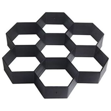 Concrete paving stone mold, 29 x 29 cm, for paths, patios, driveways, terraces, gardens, DIY stone road mold (1/4)