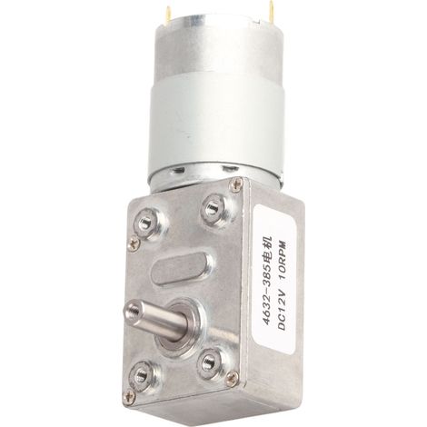 12V 10rpm Getriebemotor, selbsthemmendes Messing- und Aluminiumzahnrad, Schneckenturbine 4632-385, Getriebemotor zum Öffnen von Fenstern. (1/5)