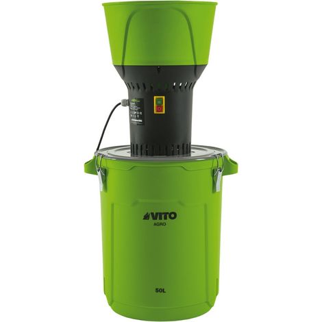 Moulin à Grains électrique 50L 1300W 5 tamis 2 à 8 mm Débit 400 kg/h - Broyeur Céréales Maïs Épices & Aliments pour Animaux VITO (1/5)