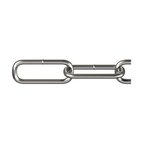 Dorner-Helmer Cadena V2A Acero Inoxidable 15 metros Plateada