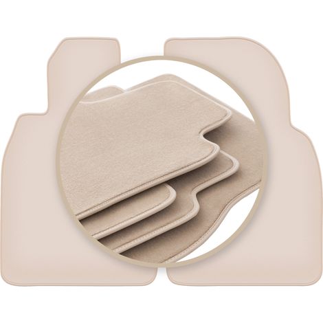 Premium-Fußmatten in Beige für: Porsche Cayman 982 Roadster 2016- (1/5)