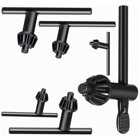 Clé Mandrin de Perceuse,6pcs Clé Universelle pour Mandrin de Perceuse à Pression pour Outil de Serrage de Perceuse électrique (20mm/10mm/13mm/16mm/4mm/6mm), (1/4)