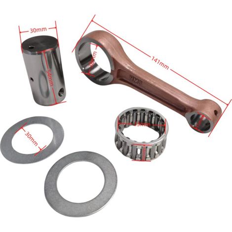 Connecting rod for motorcycle engines, compatible with Honda Recon 250, Sportrax 250 and TRX 250. (1/4)