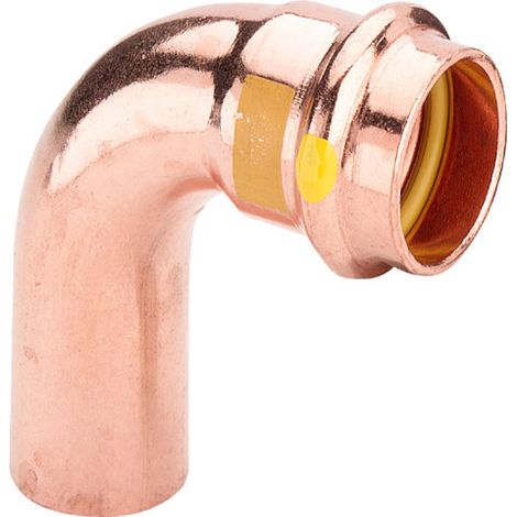 Viega Bogen 90 Grad mit SC Profipress G 2616.1 für Gas in 12mm Kupfer (1/3)
