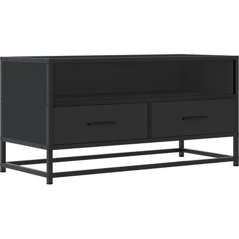 Maison Exclusive - TV-Schrank Schwarz 80x34,5x40 cm Holzwerkstoff