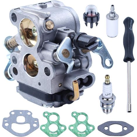 Carburateur Adefol 574719402 pour tronçonneuse Husqvarna 235 235E 236 236E 240 240E Jonsered CS2234 CS2238 CS2234S CS2238S Remplace pour 545072601 586936202 Craftsman C1T-W33C (1/5)