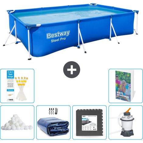 Bestway Steel Pro Rechteckig - 300x201x66 cm - 7-teilig S31 (1/5)