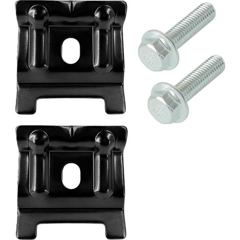 Supports de Batterie, Fixation pour Batterie Auto Set de Supports et Vis Métalliques Kit Universel Installation Facile Set D'Ancrage Auto pour SUV Voitures 1j0803219 (1/5)