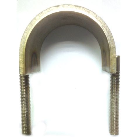 U-Strap Galvanised steel 58 mm Inside Diameter (1/3)
