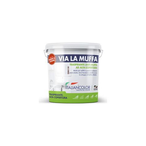 IDROPITTURA TRASPIRANTE VIALAMUFFA 4L- 1,0 pz