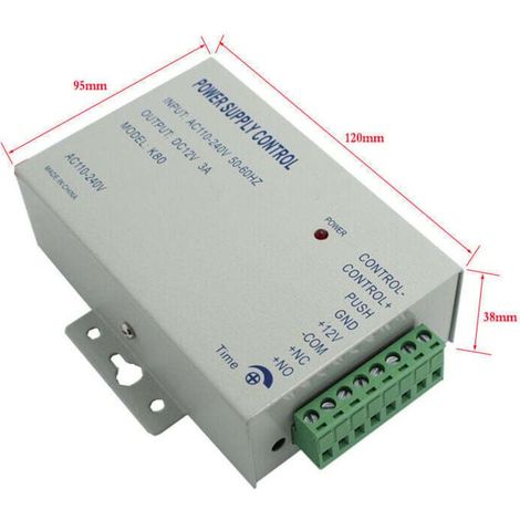AC 110-240V à DC12v 3A 36w Alimentation Power Supply Control pour Système de Contrôle d'accès à la Porte Alimentation (1/4)