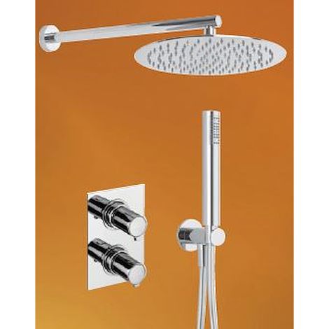 SCELTO DA DESIVERO Kit doccia incasso termost tondo 2vie codice prod: DSV15299
