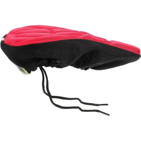Housse de coussin universelle en silicone, éponge épaisse 3D pour VTT (rouge) (1/5)