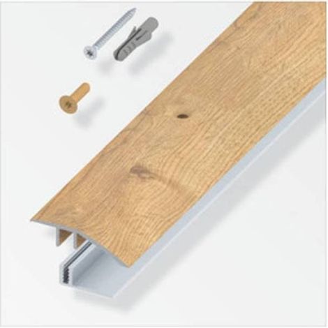 TERMINALE A SCIVOLO P/PARQUET ROVERE NAT. 100 CM