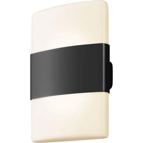 Maytoni Rom Applique murale d'extérieur moderne en graphite 3 000 K 1 300 lm IP54