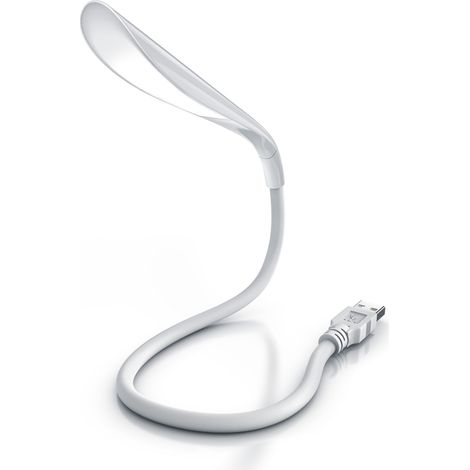 CSL LED Lampe flexibel mit Schwanenhals Leselampe mit USB Anschluss (1/5)