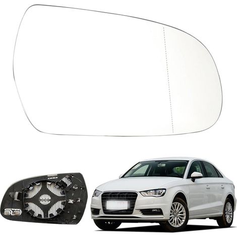 Ersatzspiegelglas Beheizbar Rechts für Audi A3 A4 A5 B8 Asphärisch (1/5)