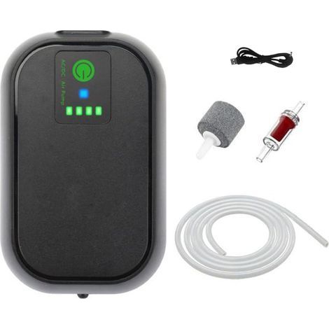 1 Aérateur Rechargeable, Haute Pression, Pompe À Air Portable, Pour Pêche Et Aquarium (1/5)
