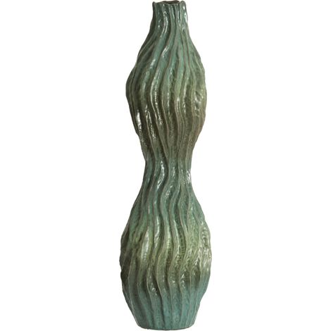 Vaso blu in ceramica raffinato Light & Living Vania (1/3)