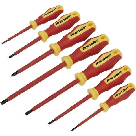Sealey Screwdriver Set 7pc VDE Approved AK6125 (1/4)