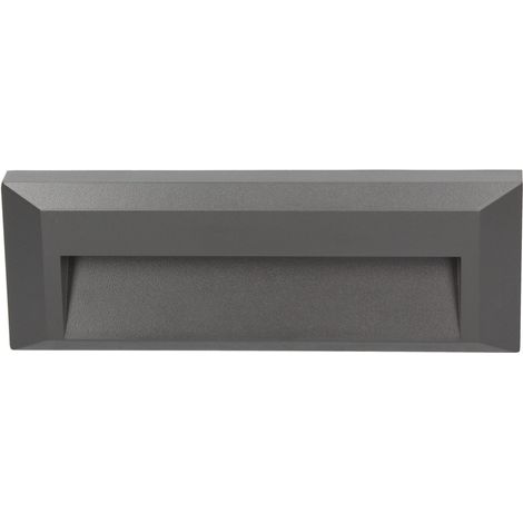 Applique murale LED Kuito Series 4W 3000 - 4000 - 6000K IP65 Gris anthracite