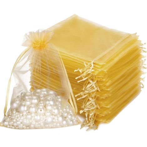 100 sachets en organza - 13 x 18 cm (1/5)