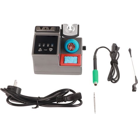 Estación de soldadura con pantalla digital, temperatura ajustable, 120W, A9, para punta de soldador Kaisi210 (1/5)