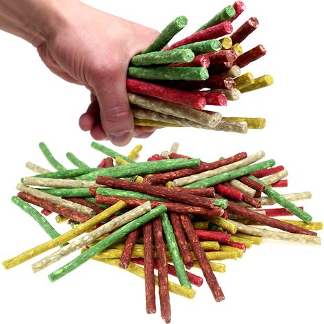 Snack prelibato per cani Kabanosy, bastoncini Hau&Miau 800g 100 pezzi.