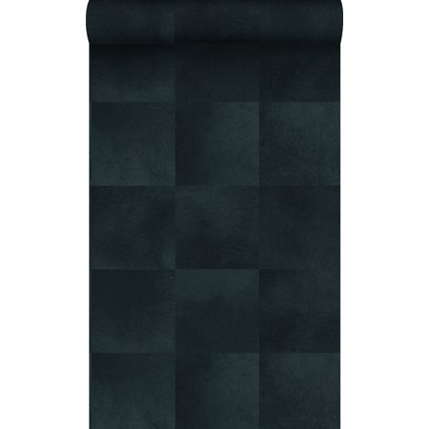 papier peint motif en peau d'animal encre bleu - Origin Wallcoverings (1/5)