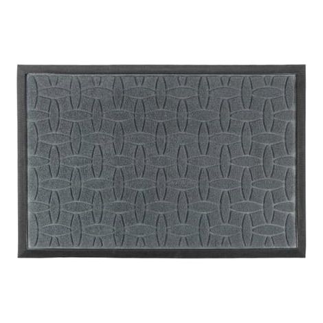 Zerbino in gomma 40 x 60 cm grigio
