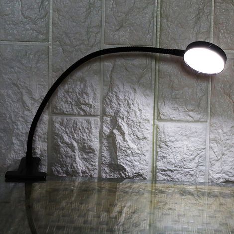 Nouvelle lampe de bureau USB portable pour maquillage permanent des sourcils et tatouage (noire) (1/5)
