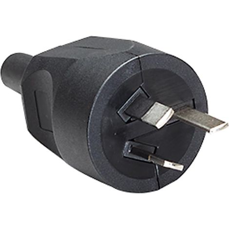 BACHMANN FICHE DE SÉCURITÉ, AUSTRALIE 10A/250V, NOIRE 910.182