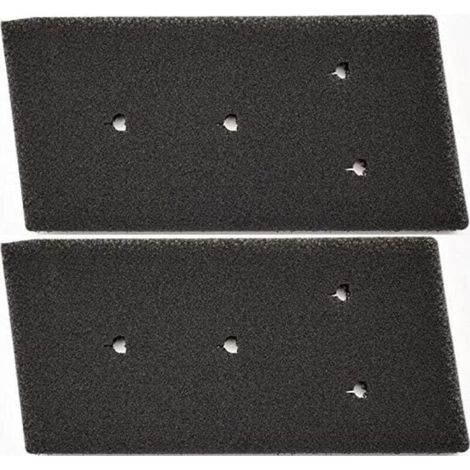 Lot de 2 filtres pour sèche-linge Bauknecht Privileg Whirlpool HX 481010716911 - Sèche-linge à pompe à chaleur - 230 x 115 x 14 mm - Filtre éponge - Séchoir à condensation (1/2)