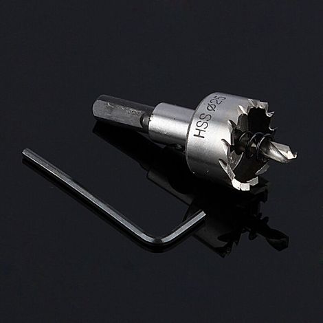 Mèche en acier inoxydable de 25 mm Outil de coupe pour scie cloche en métal à usage intensif (1/5)