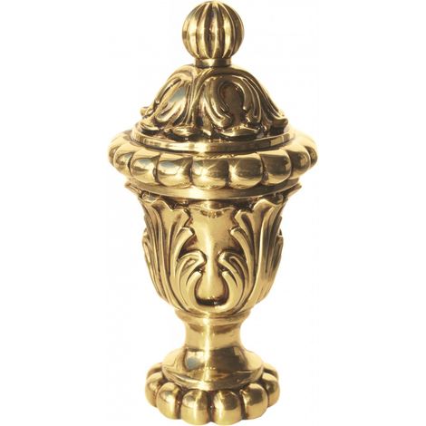 Tête de départ Gamme prestige - Hauteur 135mm Øbase 45mm Largeur 70mm - Laiton patiné - À visser  - DECO FER FORGE