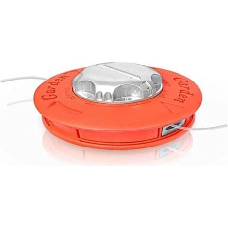 QORVA-Tête de fil pour débroussailleuse M10 x 1,25 gauche, tête de tonte, bobine de fil double pour débroussailleuse, débroussailleuse, coupe-herbe YGDE-2707-U41H