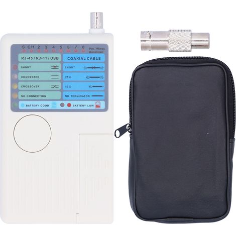 4-in-1 Multifunktions-Koaxialkabeltester für RJ11/RJ45/USB/BNC-Netzwerke