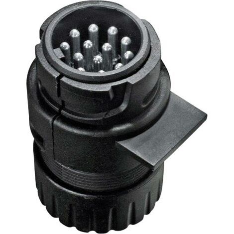 Prise mâle 13 pôles 30120 – Prise femelle 13 pôles – Tension 12V – Matériau plastique ABS – Connexion à vis conforme DIN/ISO – Secorüt