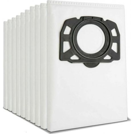 Lot de 10 Sacs de Filtre Sacs D'aspirateur pour Krcher 2.863-006.0 KFI 487 Sacs Aspirateur pour Krcher WD4 WD5 WD6 WD5P WD6P MV4 MV5 MV6 Aspirateurs Multifonctions (1/5)