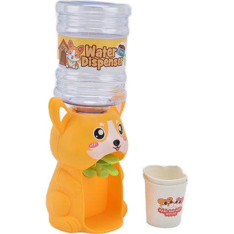 Mini distributeur d'eau jouet en forme d'animal, fontaine à eau pour tout-petits et enfants (chien). Cadeau idéal pour les tout-petits et les enfants. (1/5)