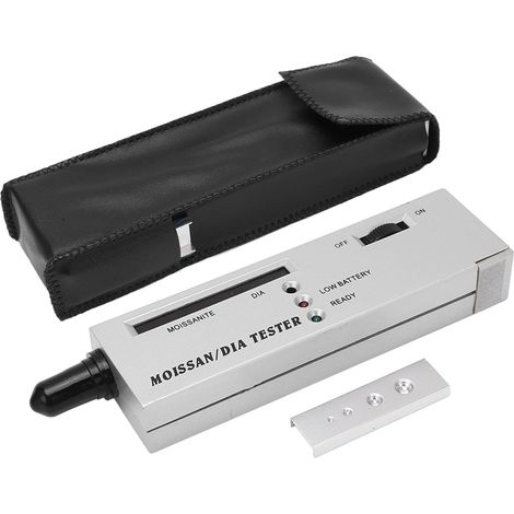 LCD Display Diamond Tester Moissanite Hardness Detector Jeweler Testing Tool with LED Indicator