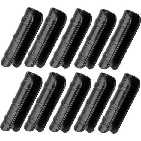 Filiyano-Tuyau pour structure de serre, collier de serrage noir 16 mm pour abris de jardin en plastique (1/4)