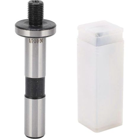 Bohrfutter-Dorn, Spannzangen-Verbindungsstangenadapter aus Manganstahl für Drehmaschinen, 1/2"-Schaft, 3/8"-Schaft