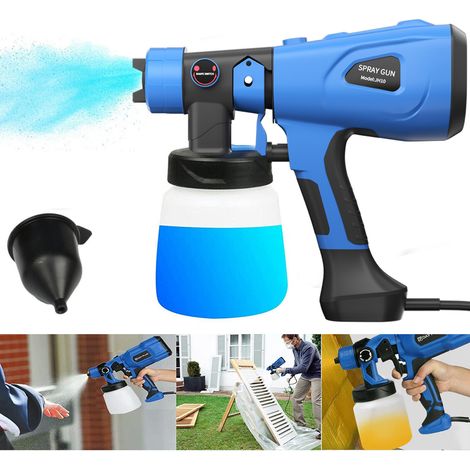 Dayplus – Pistolet à peinture électrique 600W – Pulvérisation précise – Capacité 1000ml – Pour peinture, huile et vernis – Moteur performant (1/5)