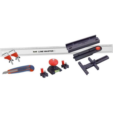 Rail de guidage 783908 800 mm – Butée d'angle réglable – Système de règle breveté pour scies circulaires et sauteuses (1/4)