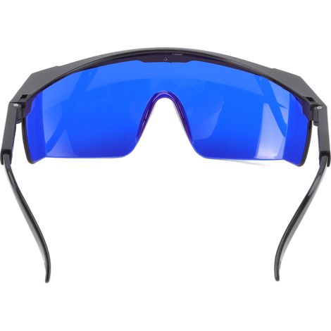 Blaue Sportbrille zum Ballfinden, mit Aufbewahrungsetui für Outdoor-Aktivitäten. (1/5)