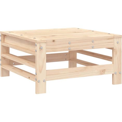 Maison Exclusive - Gartenhocker Massivholz Kiefer