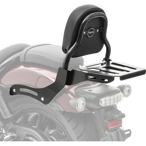 Sissy Bar XS3 pour Honda Rebel 1100 21-25 porte bagages noir
