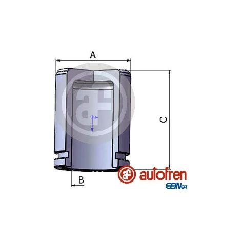 Piston, étrier de frein Autofren Seinsa D025264 CHEVROLET 45213-TL0-G51